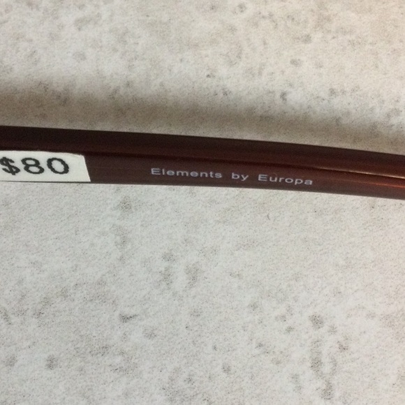 NWT Elements gold metal eyeglasses new old stock - Picture 10 of 16